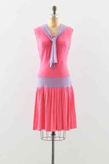 Pink Sailor Dress / S M