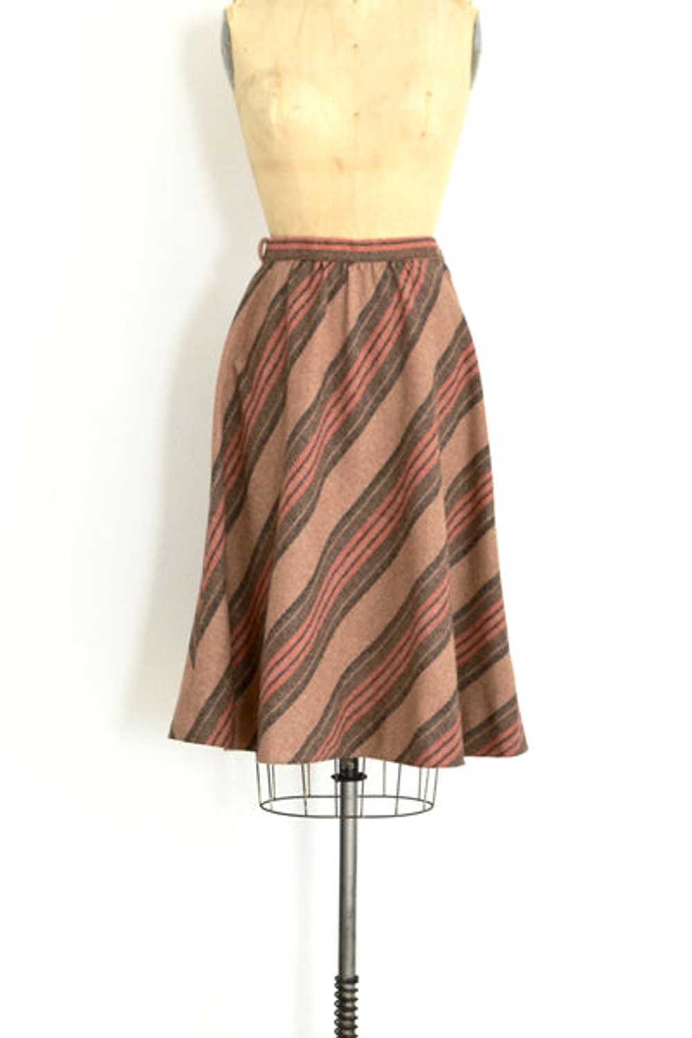 1970s Striped Skirt - image 2