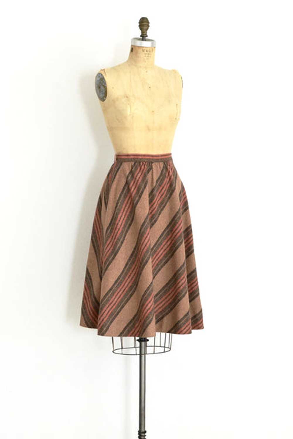 1970s Striped Skirt - image 3
