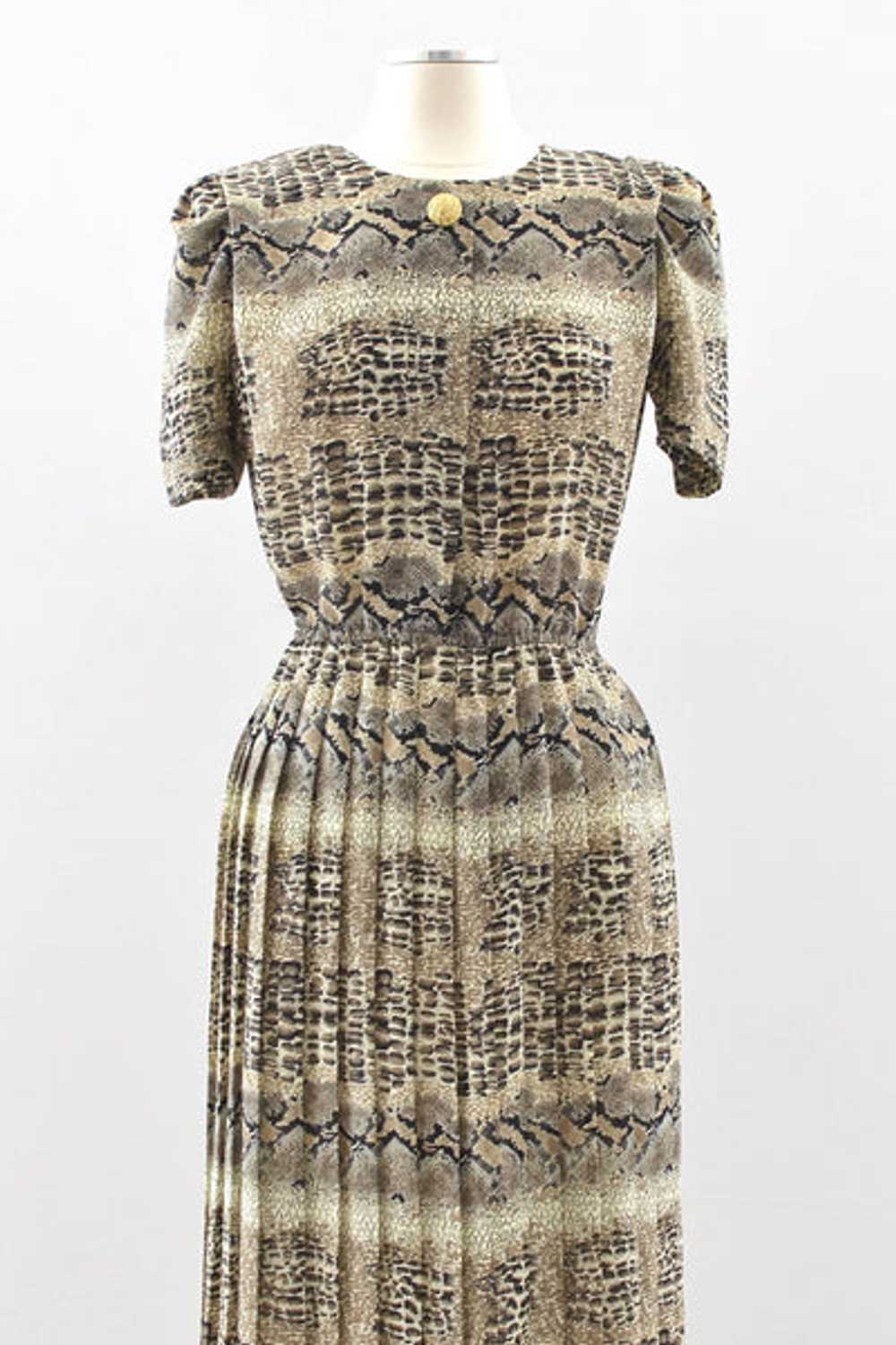 Snake Print Dress - image 2