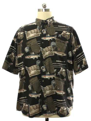 1990's Clearwater Outfitters Mens Cotton Graphic P