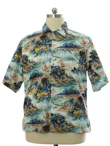 1990's Box Office Island Mens Heavy Cotton Hawaiia