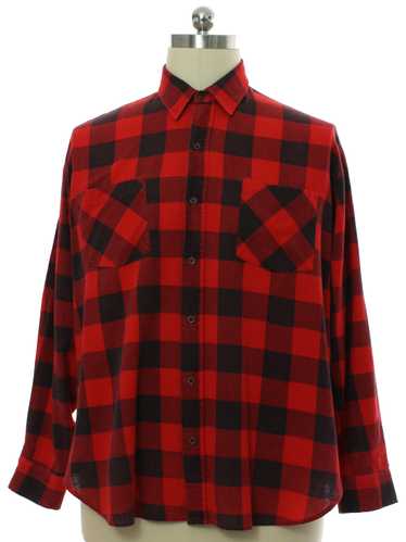 1990's Soto Mens Lumberjack Plaid Cotton Flannel S