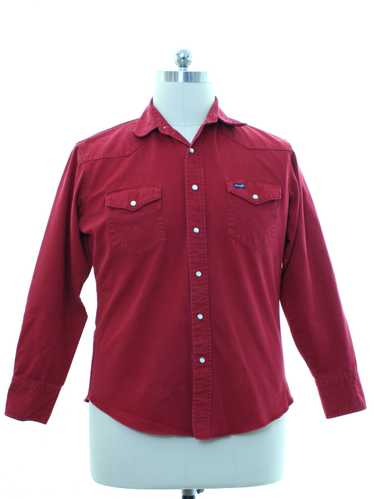 1990's Wrangler Mens Heavy Cotton Western Shirt