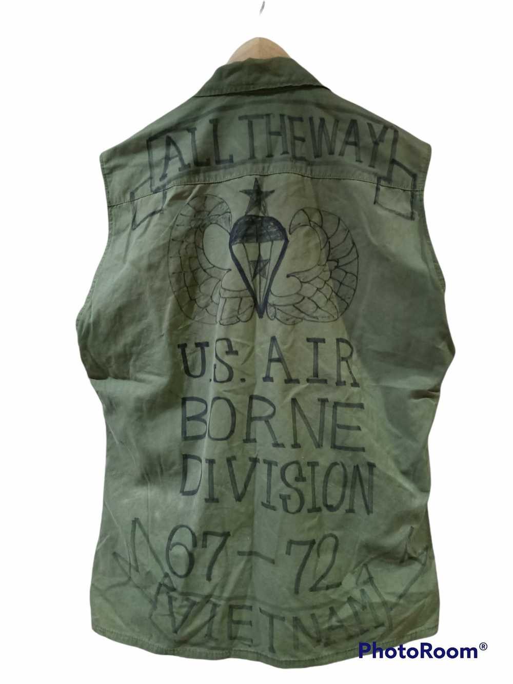 Us Air Force × Vintage Army Green vietnam war sle… - image 2