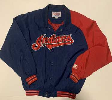 MLB Cleveland Indians College Jacket Blue M – Peeces