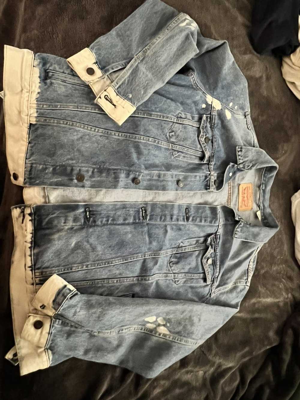 Levi's Levis Custom Bleached Vintage Denim Jacket - image 1