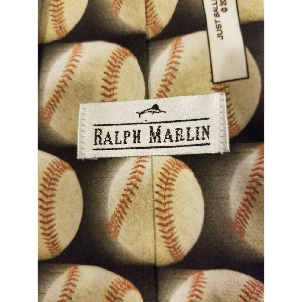 Ralph Marlin VTG Ralph Marlin Necktie Tie Just Ba… - image 4