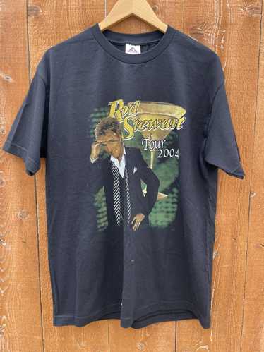 Band Tees × Vintage vtg rod stewart double sided 2