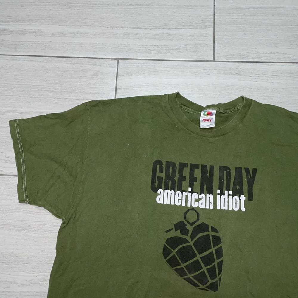 Band Tees Green Day American Idiot Y2K - image 2