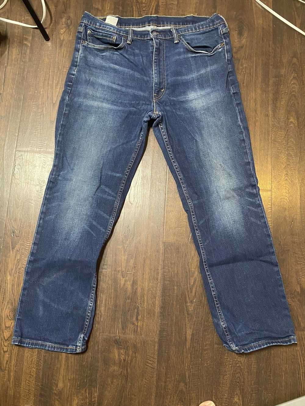 Levi's 514 blue denim 38x30 - image 1