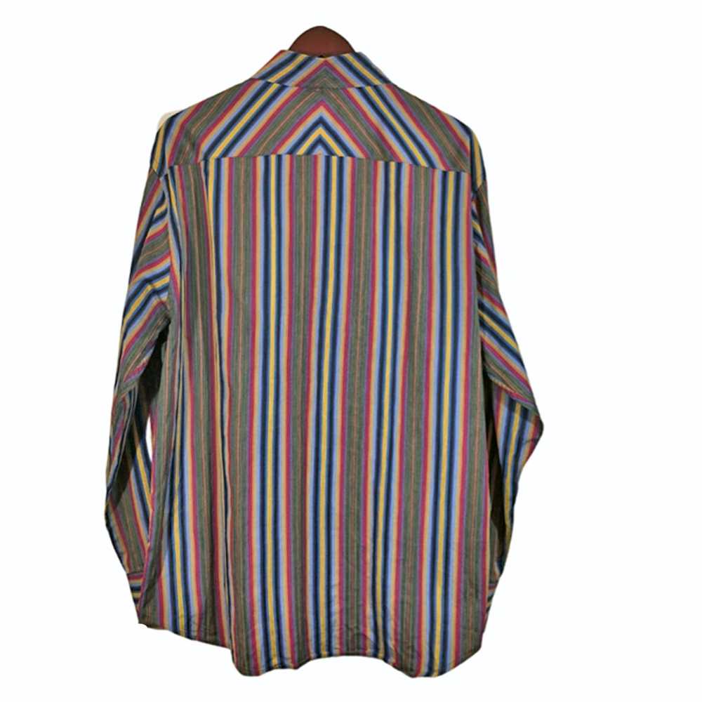 Robert Graham ROBERT GRAHAM Red Blue Yellow Strip… - image 3