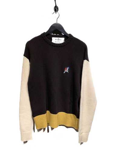 Marni Marni X Bruno Bozzetto Brown Wool Embroidere