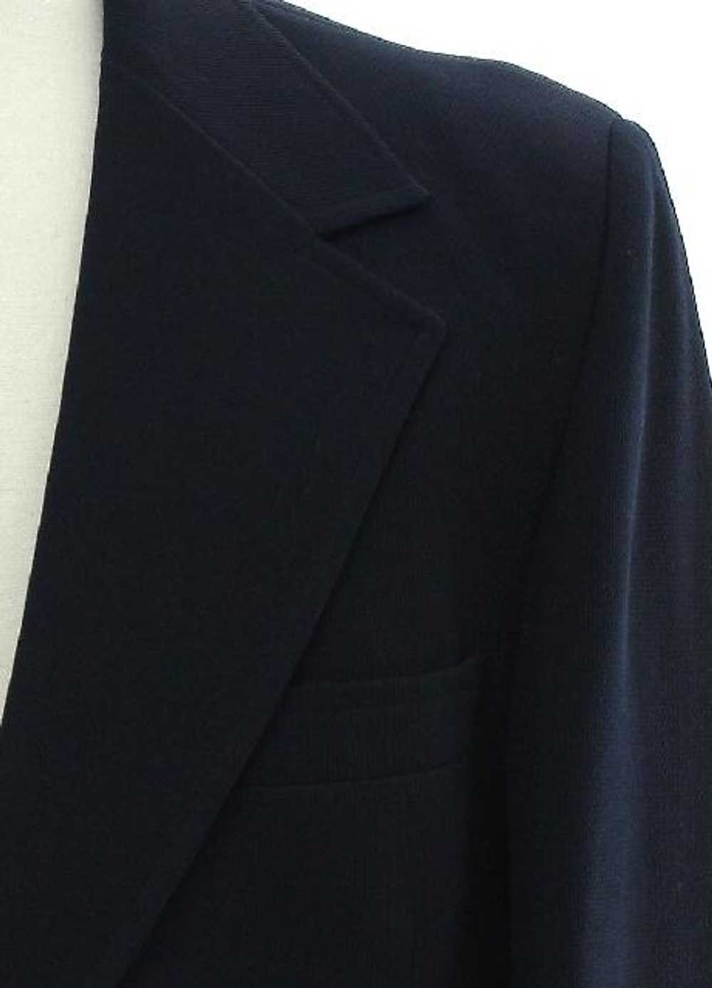 1970's Sears Mens Midnight Blue Disco Blazer Spor… - image 2