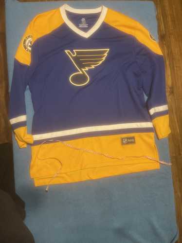 Vintage NHL (Pro Player) - St. Louis Blues Gretzky MVP T-Shirt 1996 Medium