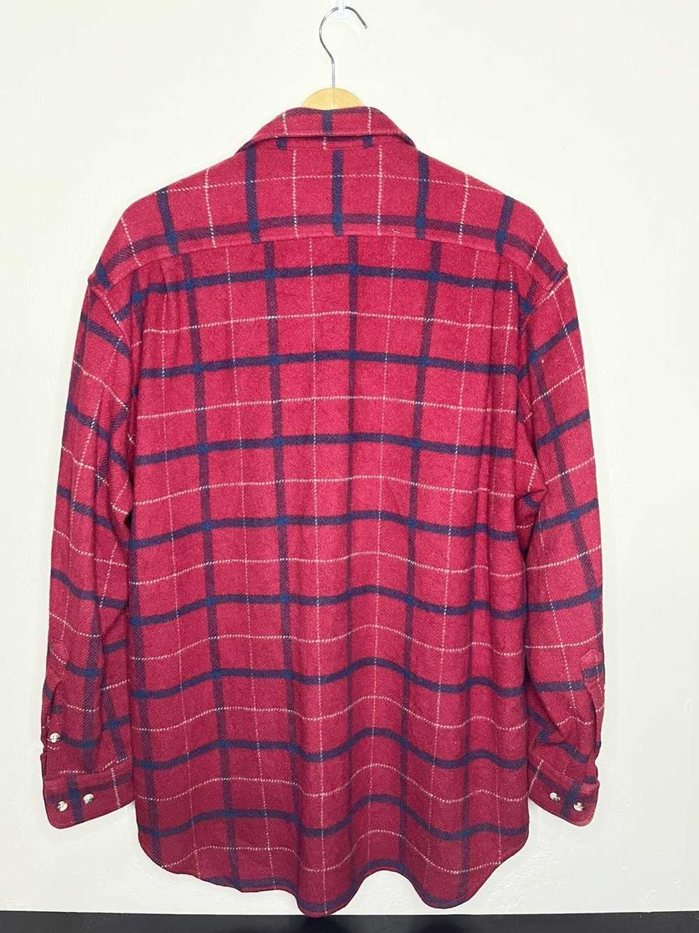 Aigle × Japanese Brand aigle plaid fleece jacket - image 4