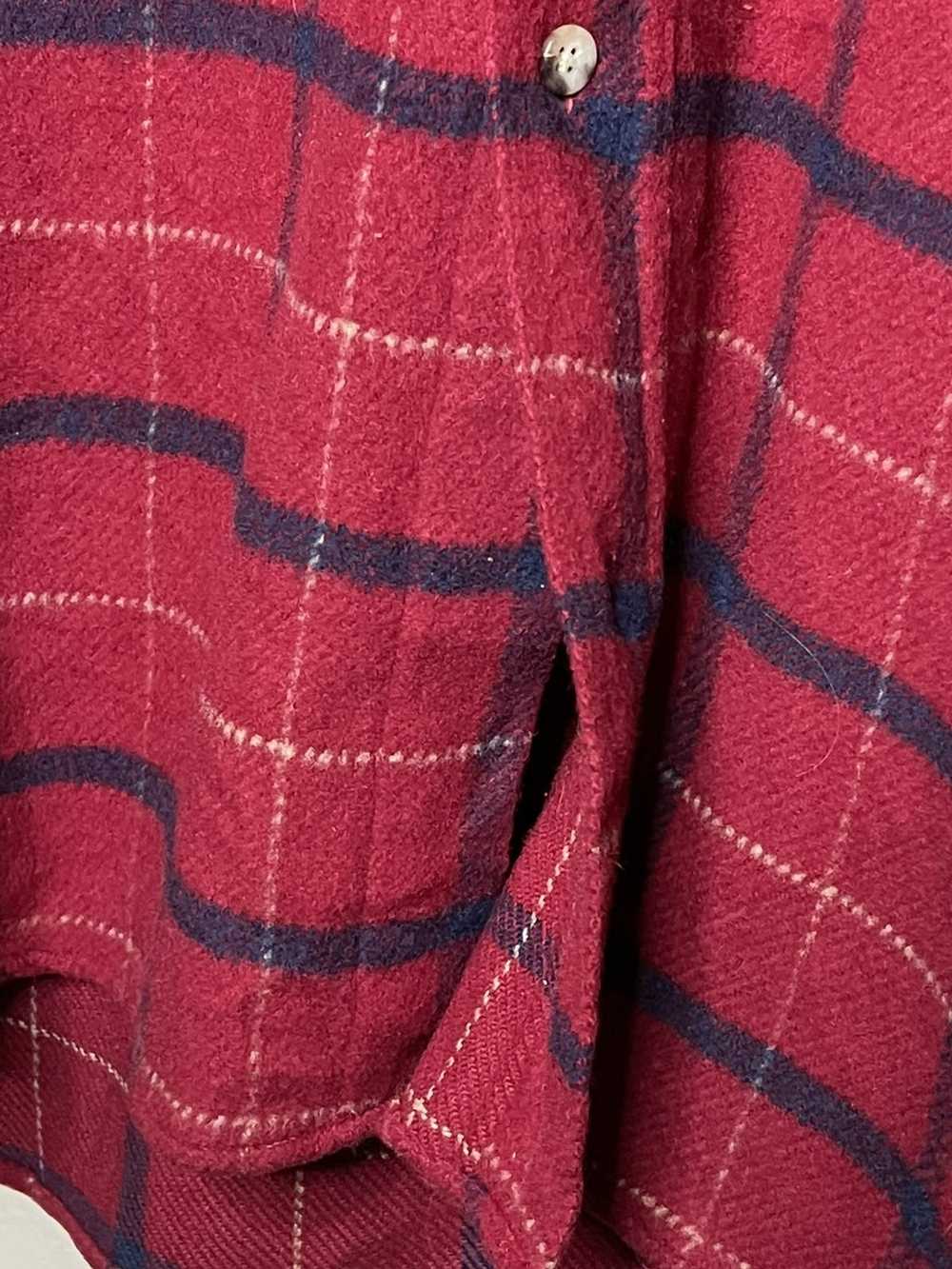 Aigle × Japanese Brand aigle plaid fleece jacket - image 7