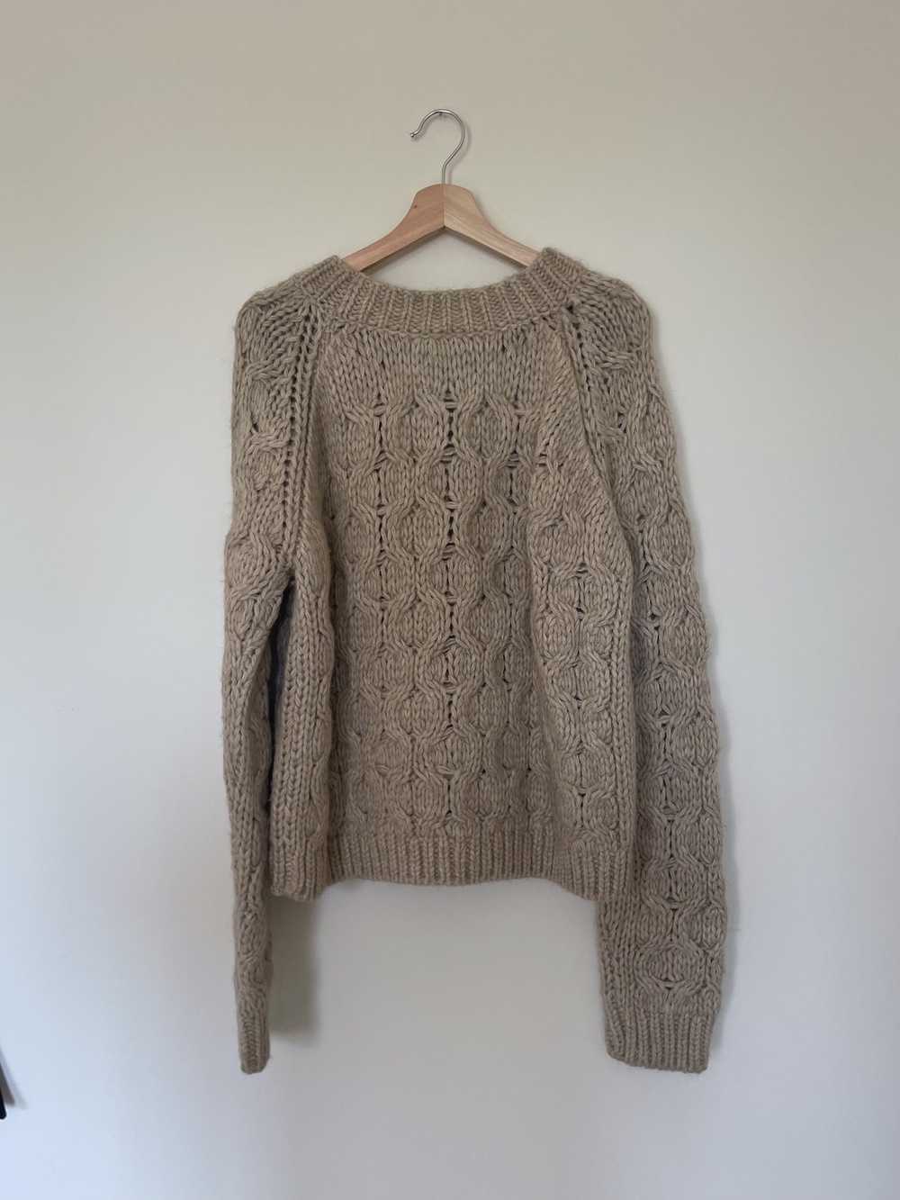 Acne Studios Oatmeal Cable Knit Sweater - image 2