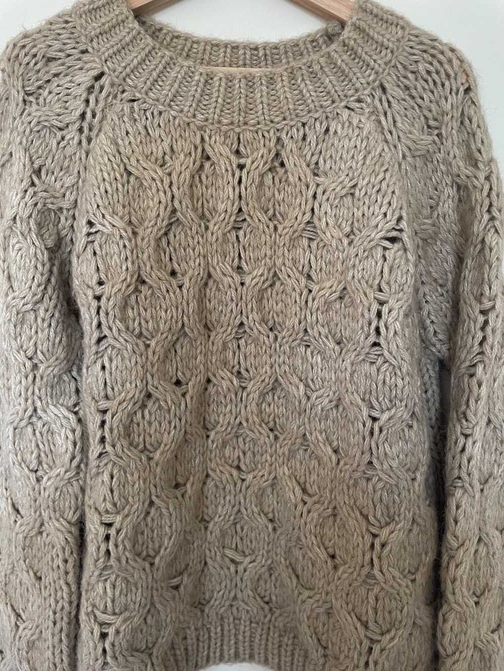 Acne Studios Oatmeal Cable Knit Sweater - image 3