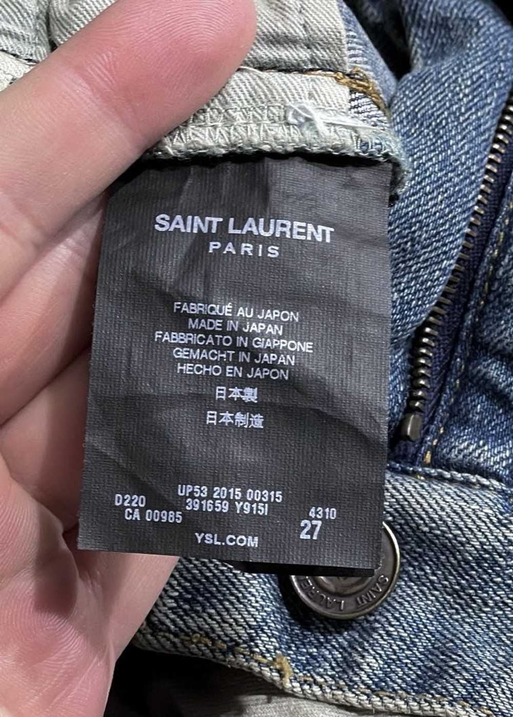 Saint Laurent Paris Saint Laurent D02 Distressed … - image 8