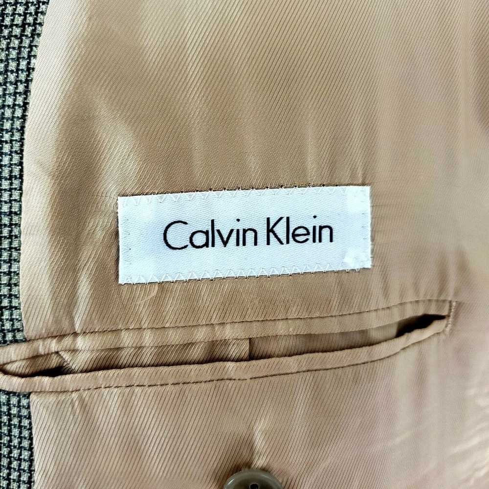 Calvin Klein Calvin Klein Wool Silk 3 Button Blaz… - image 8