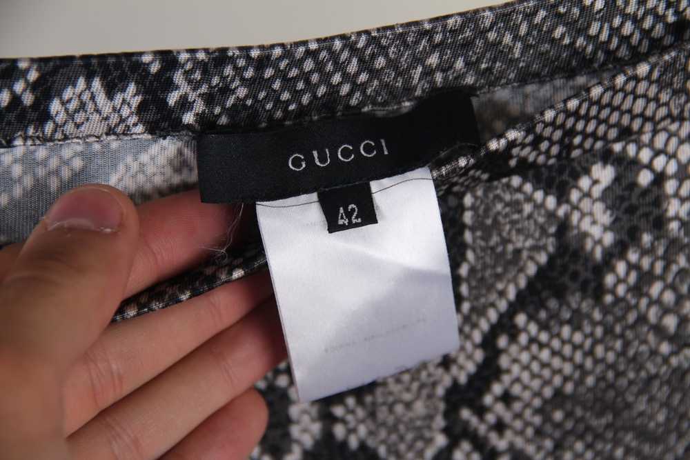 Gucci Gucci Tom Ford 2000 Rare Snake Skirt sz 42 … - image 5