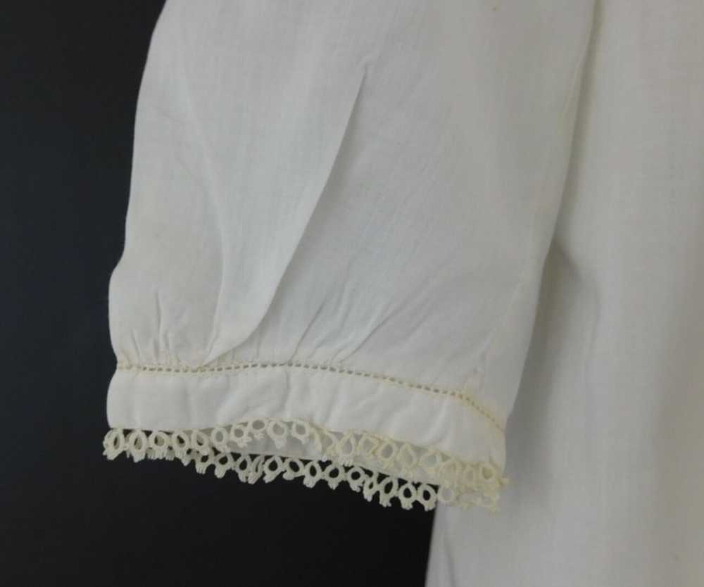 Antique Baby Dress, Victorian Infant Gown, White … - image 6