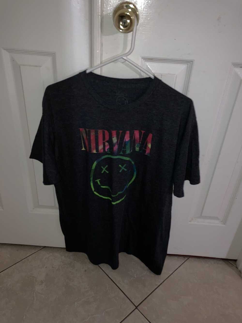 Nirvana × Streetwear × Vintage Nirvana tee - image 1