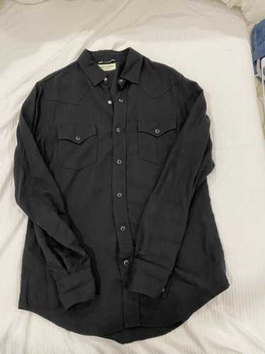 Saint Laurent Paris Saint Laurent Black Shirt