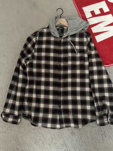 Forever 21 Forever 21 Flanel Shirt Hoodie