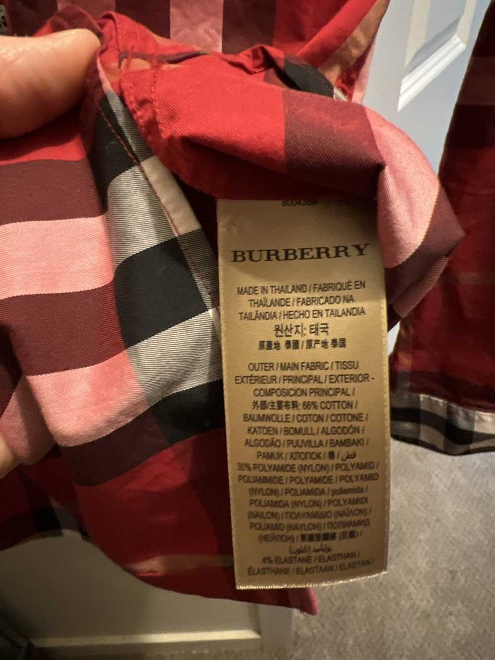 Burberry Burberry Button Up Red Check - image 6