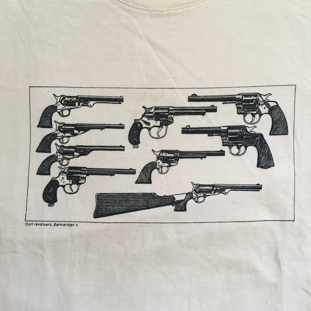 America × Vintage vintage Colt Revolvers Tee Mens… - image 2