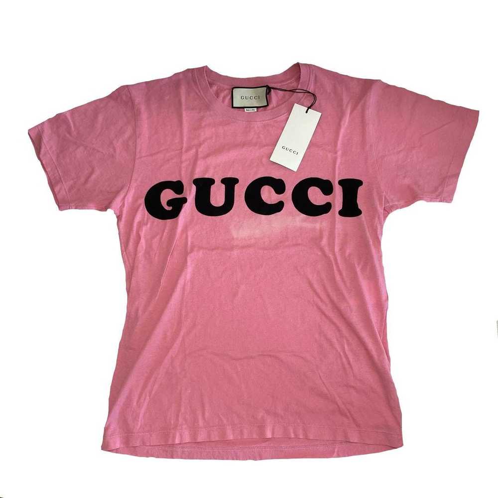 Gucci Sugar Pink Baby Logo Tee w/ tags - image 2