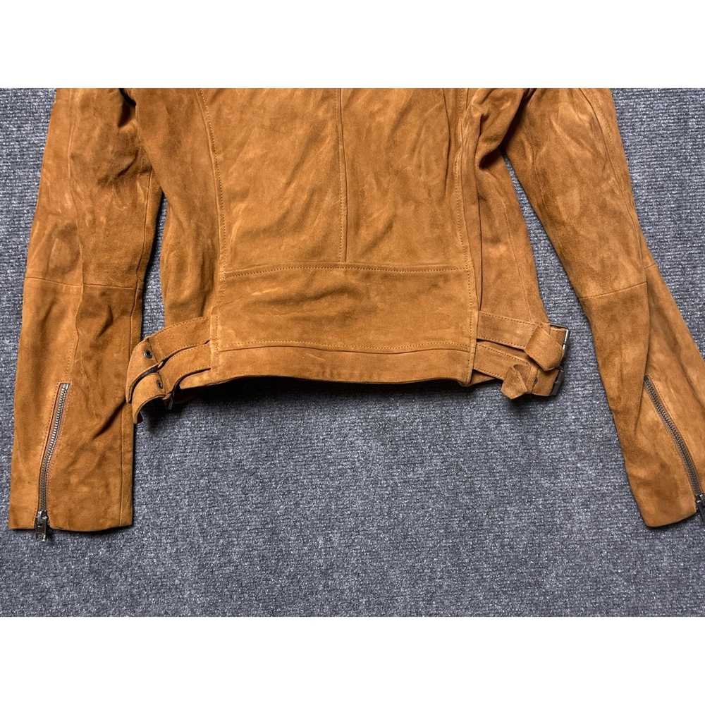 Lucky Brand Lucky Brand Brown Suede Motorcycle Ja… - image 5