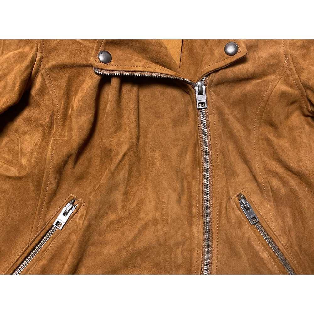 Lucky Brand Lucky Brand Brown Suede Motorcycle Ja… - image 7