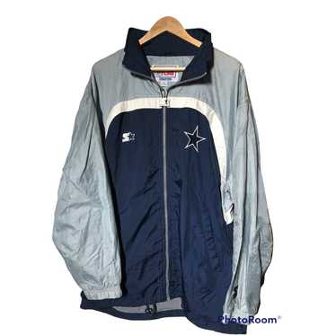 STARTER Dallas Cowboys Pick and Roll Jacket LS2C0167-NVYGRY - Shiekh