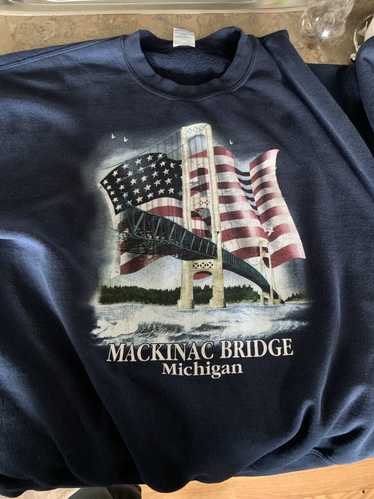 Vintage Mackinaw Bridge Sweatshirt - image 1