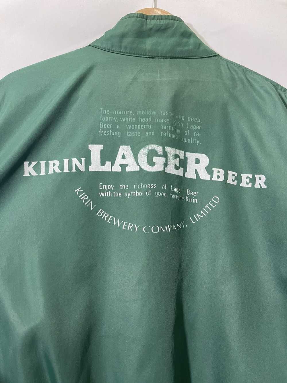 Bomber Jacket × Vintage VINTAGE KIRIN LAGER BEER … - image 8