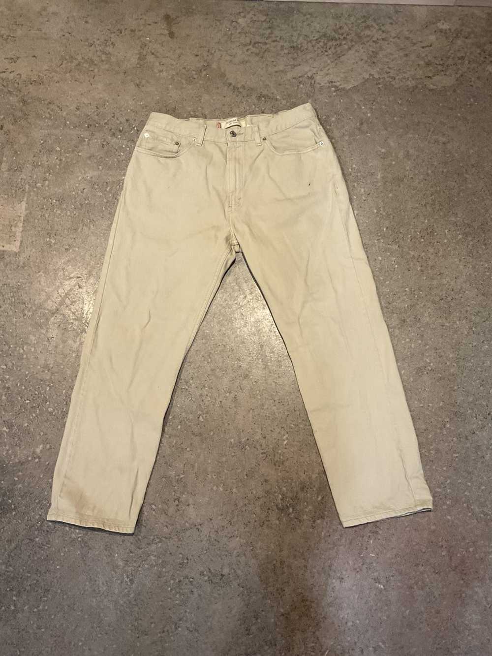 Levi's × Vintage White Cream Vintage Levi's 505 R… - image 1