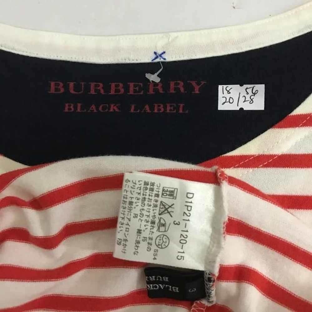 Burberry 💣 OFFER Vtg BURBERRY BLACK LABEL Stripe… - image 4