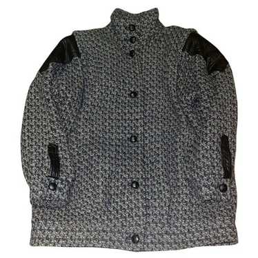 Vintage CrestHollow Vintage Tweed Leather Wool Bo… - image 1