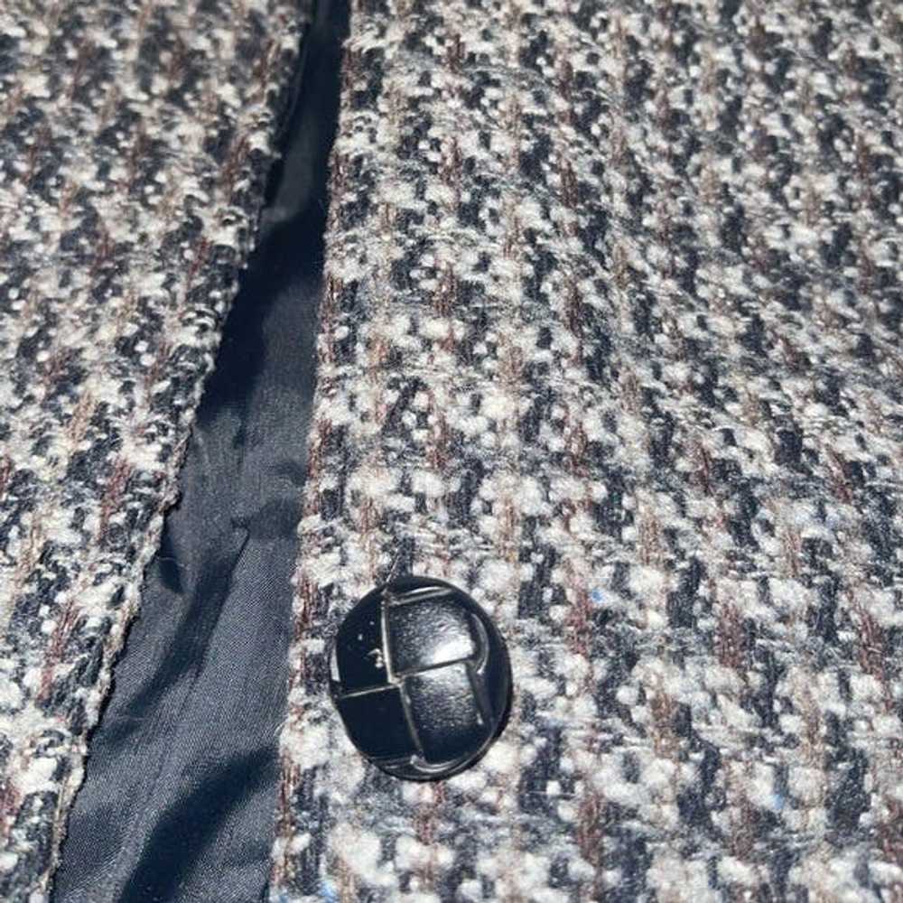 Vintage CrestHollow Vintage Tweed Leather Wool Bo… - image 5