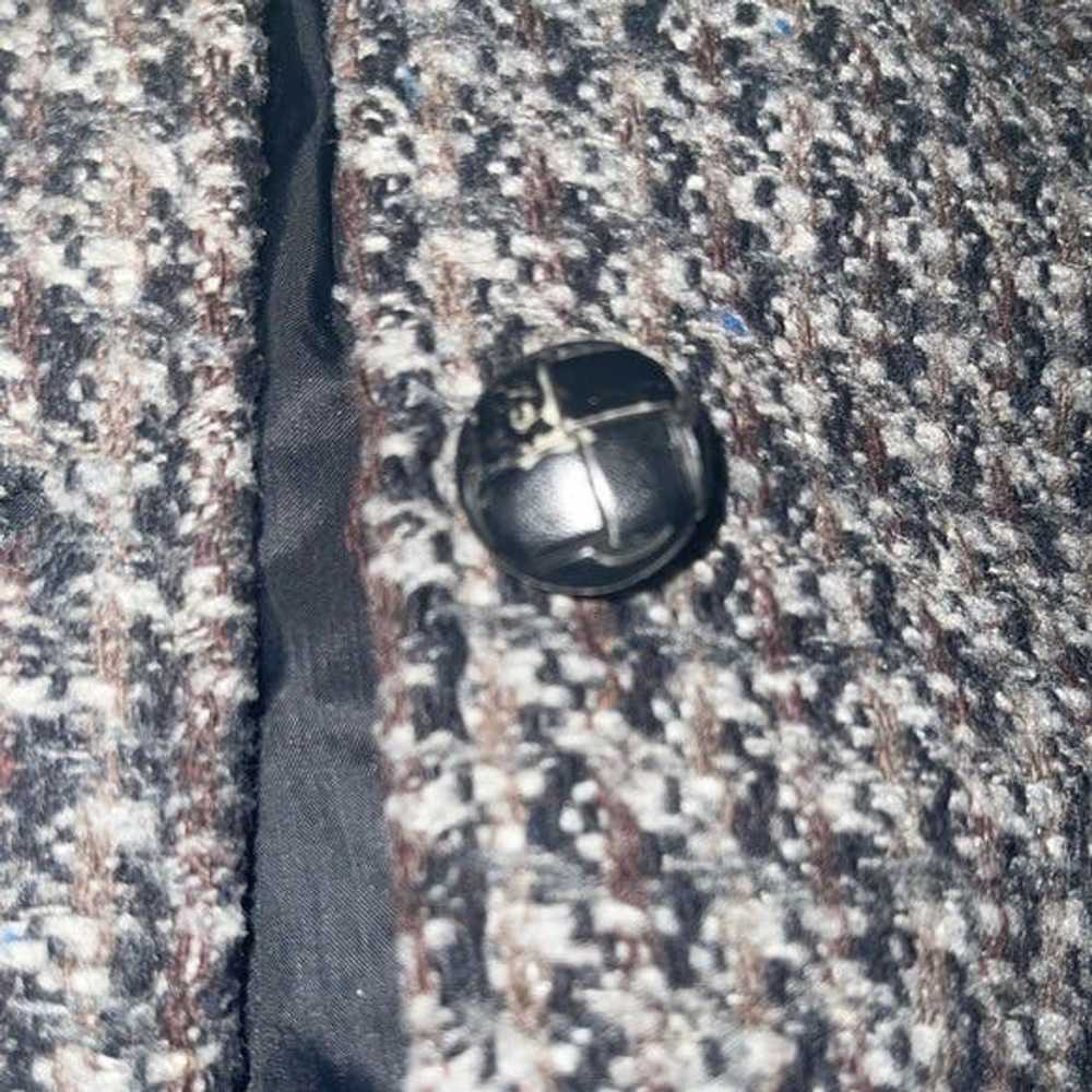 Vintage CrestHollow Vintage Tweed Leather Wool Bo… - image 6