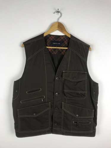 Olive green utility vests | HOWTOWEAR Fashion