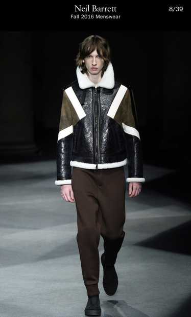 Neil Barrett Neil Barrett Runway Shearling