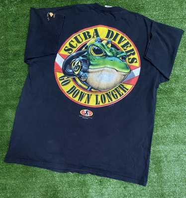 Vintage Vintage 90s Amphibious Outfitters Frog Gr… - image 1