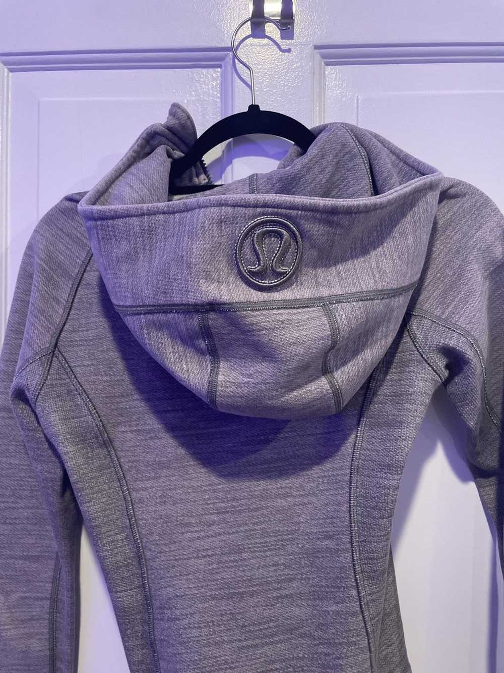 Lululemon grey zip up sweatshirt - image 2