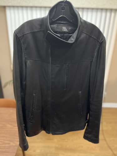 Isaora waterproof leather/paneled jacket