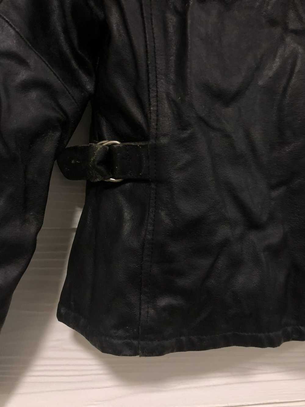Armani × Leather Jacket Armani Jeans leather jack… - image 10