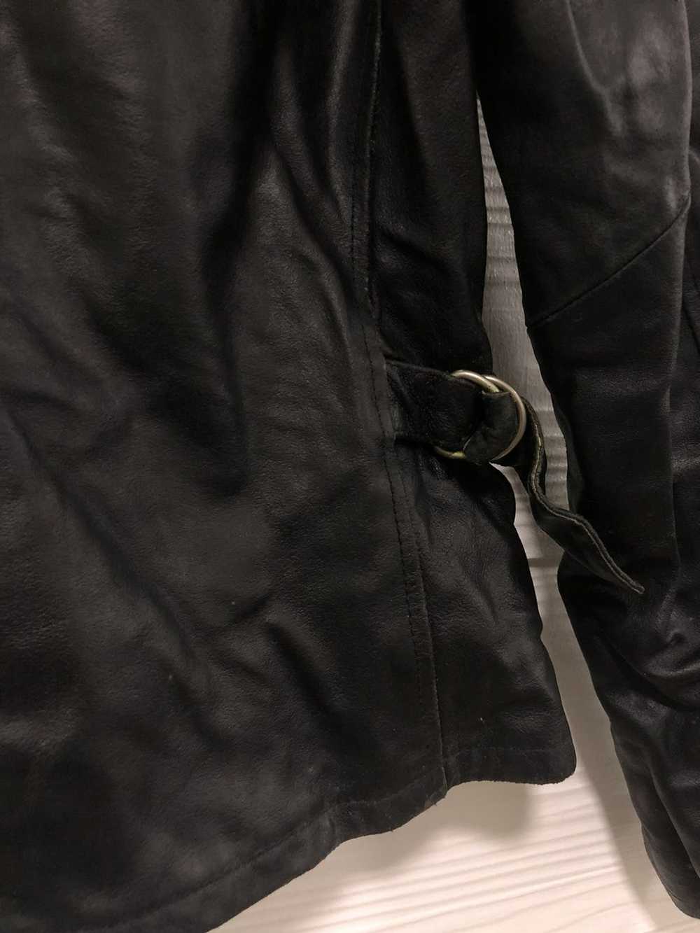 Armani × Leather Jacket Armani Jeans leather jack… - image 11